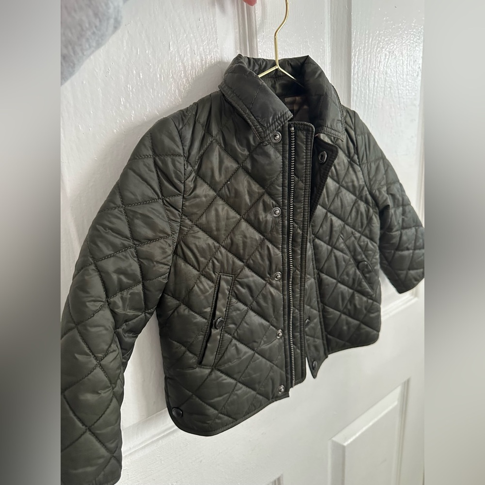 Burberry  green Quilted Jacket